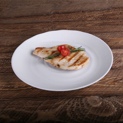 Melamine Round Plate - White