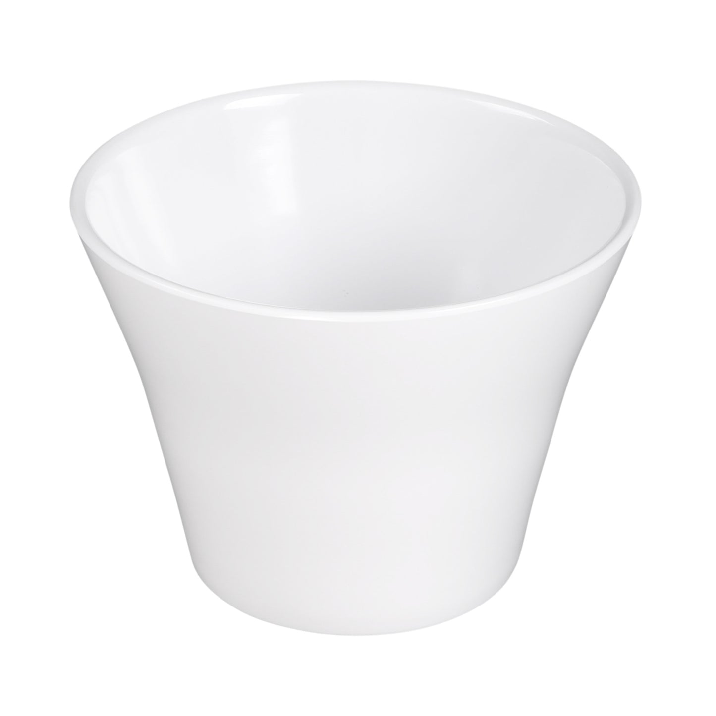 Melamine Medium Crock - White
