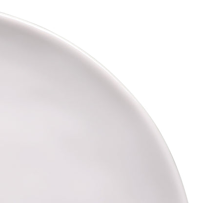 Melamine Round Plate - Cream Glaze