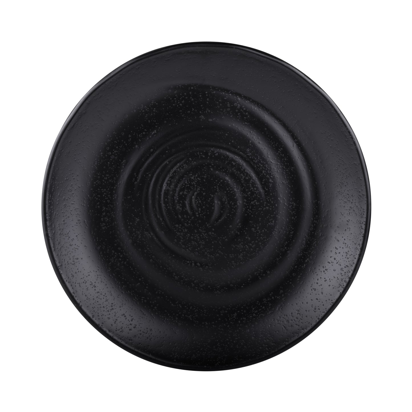 Melamine Round Plate - Black
