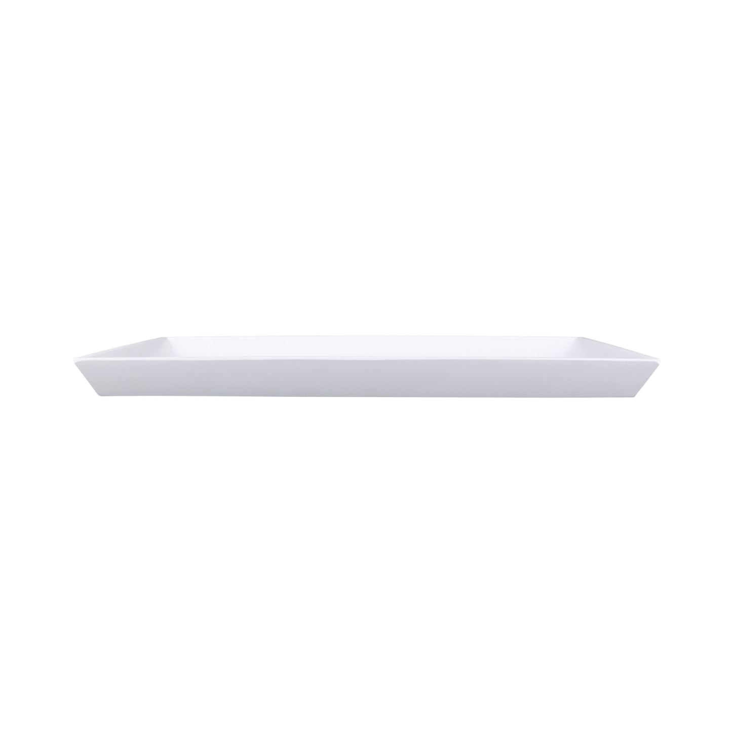 Melamine Rectangular Tray - White