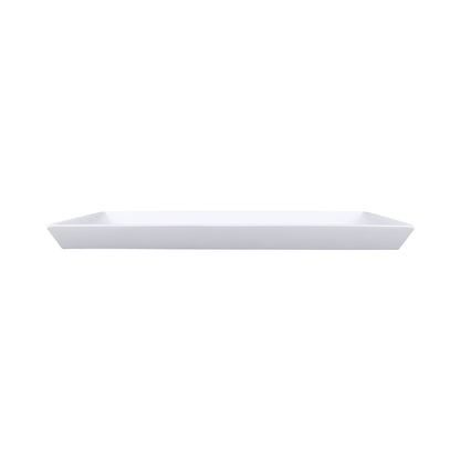 Melamine Rectangular Tray - White