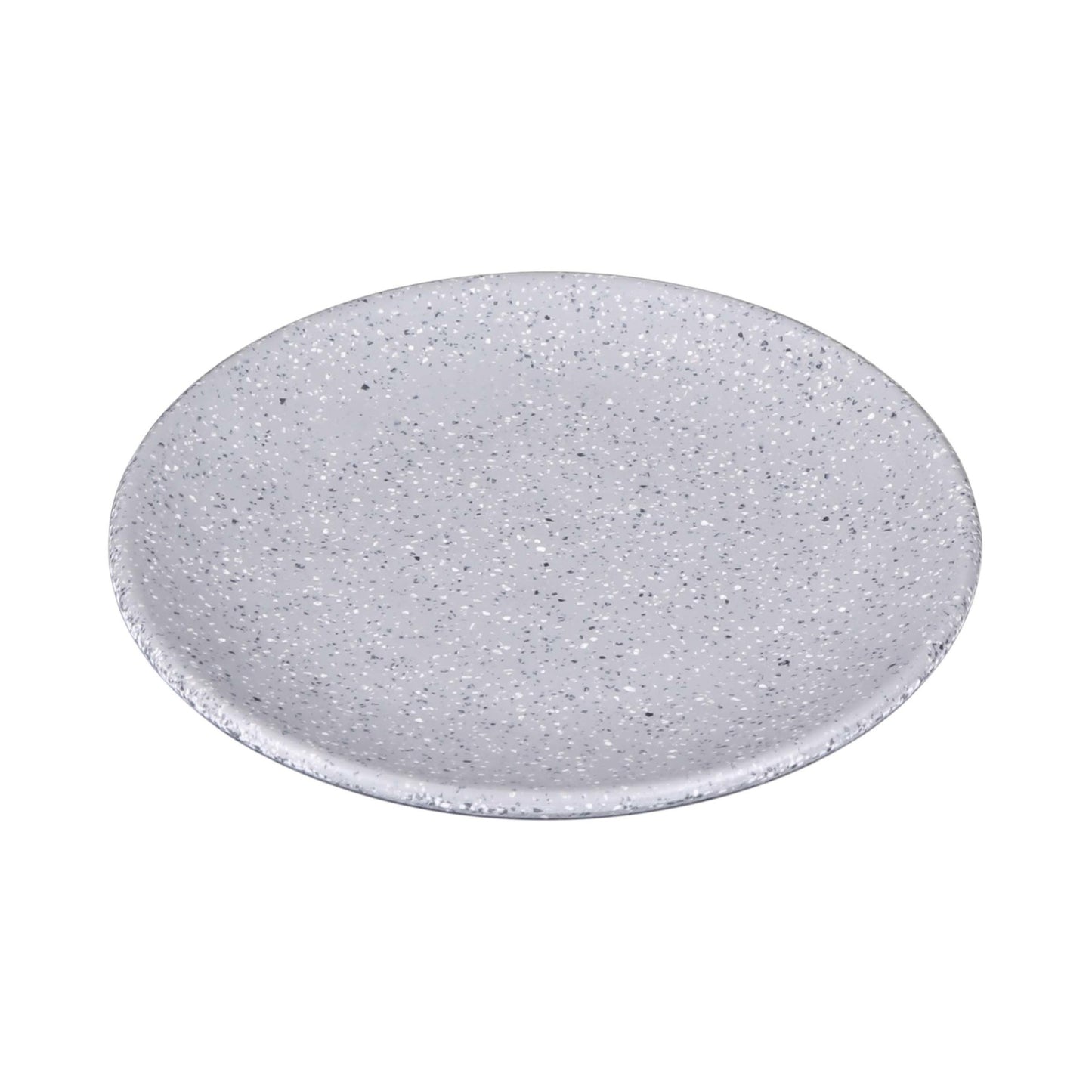 Melamine Round Plate - Granite Stone
