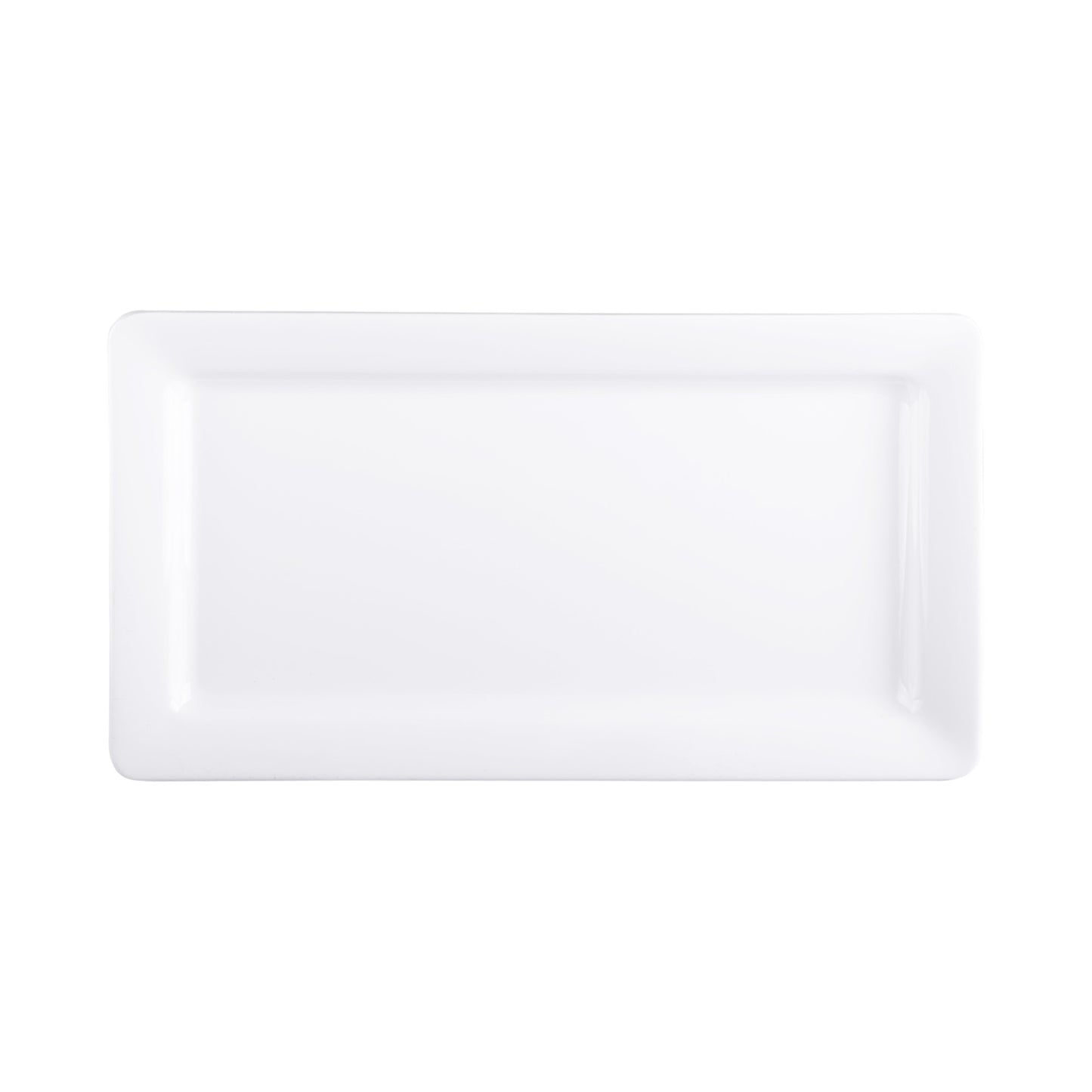 Melamine Rectangular Serving Platter - White