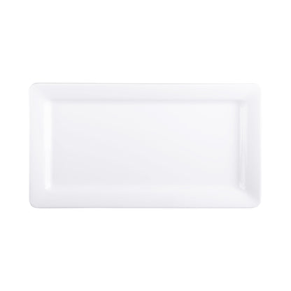 Melamine Rectangular Serving Platter - White