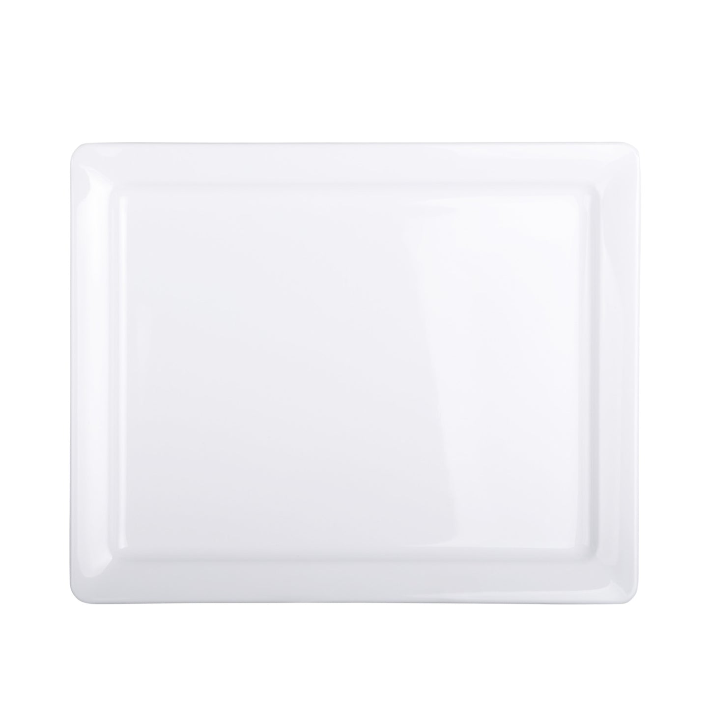 Melamine Rectangular Serving Platter - White