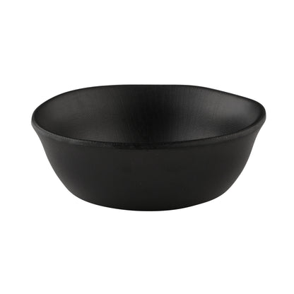 Melamine Round Bowl - Black