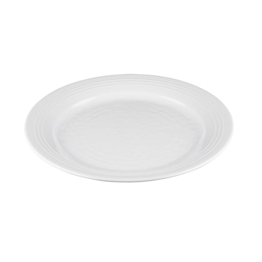 Melamine Round Plate - White Gloss