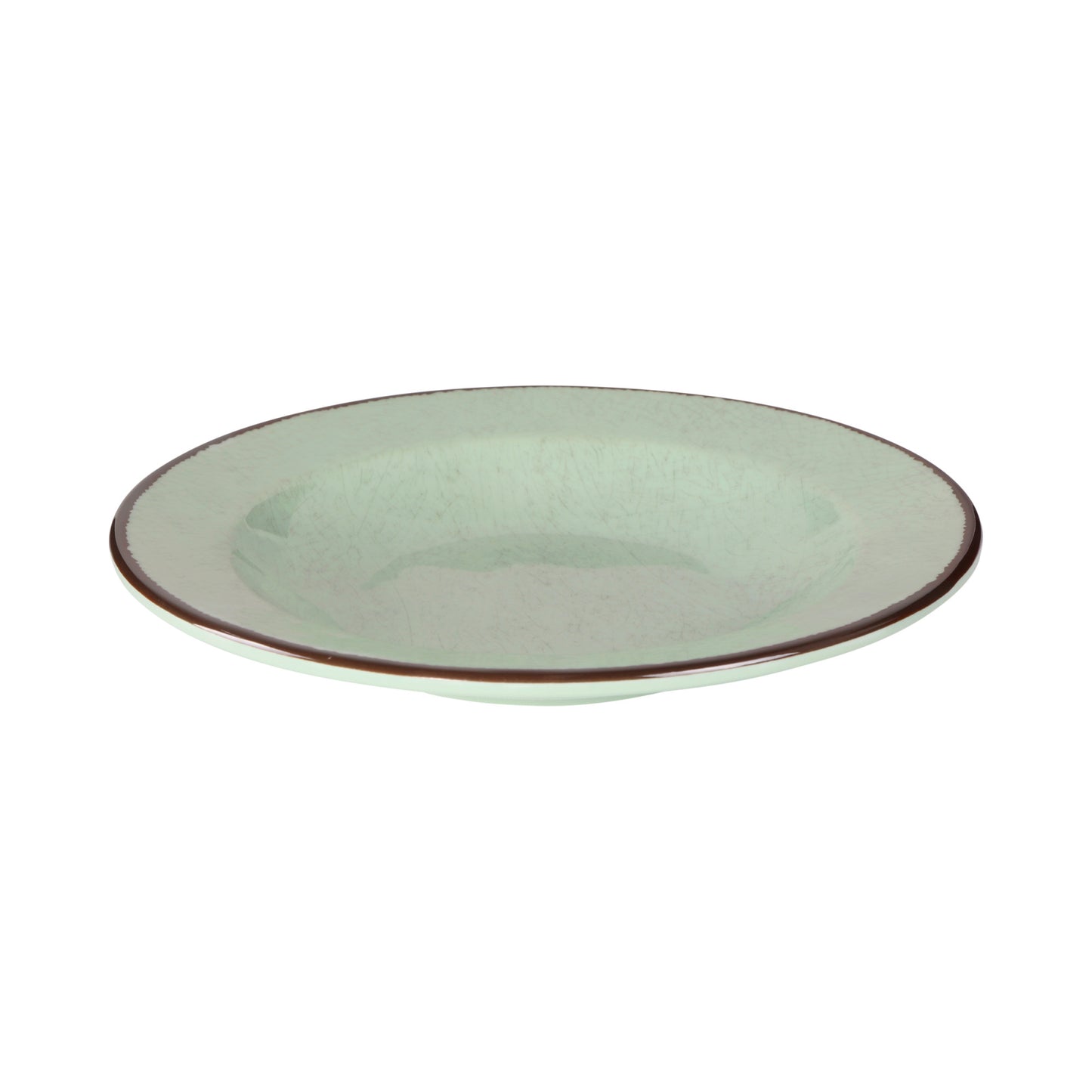 Melamine Round Crackle Pasta/Soup Bowl - Hemlock