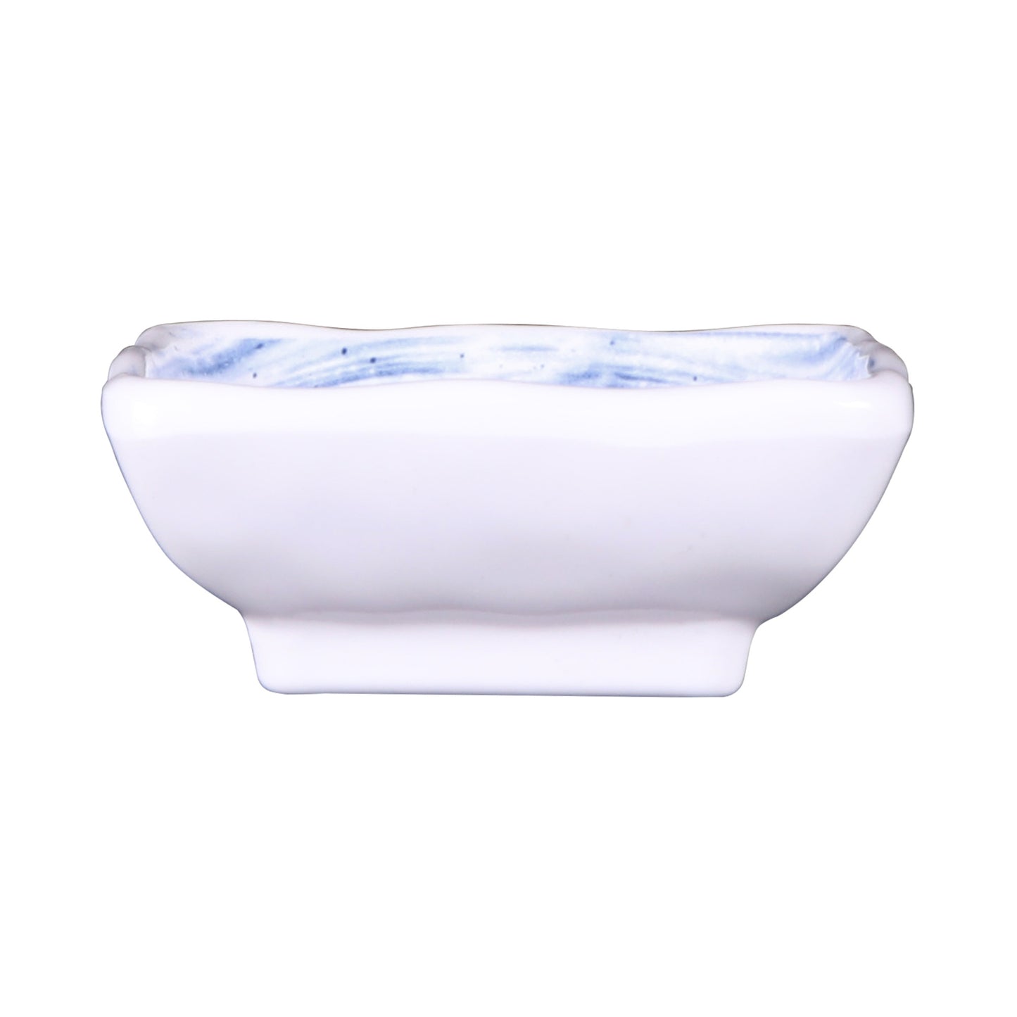 Melamine Square Ramekin - Navy Design
