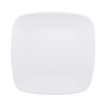 Melamine Square Plate - White