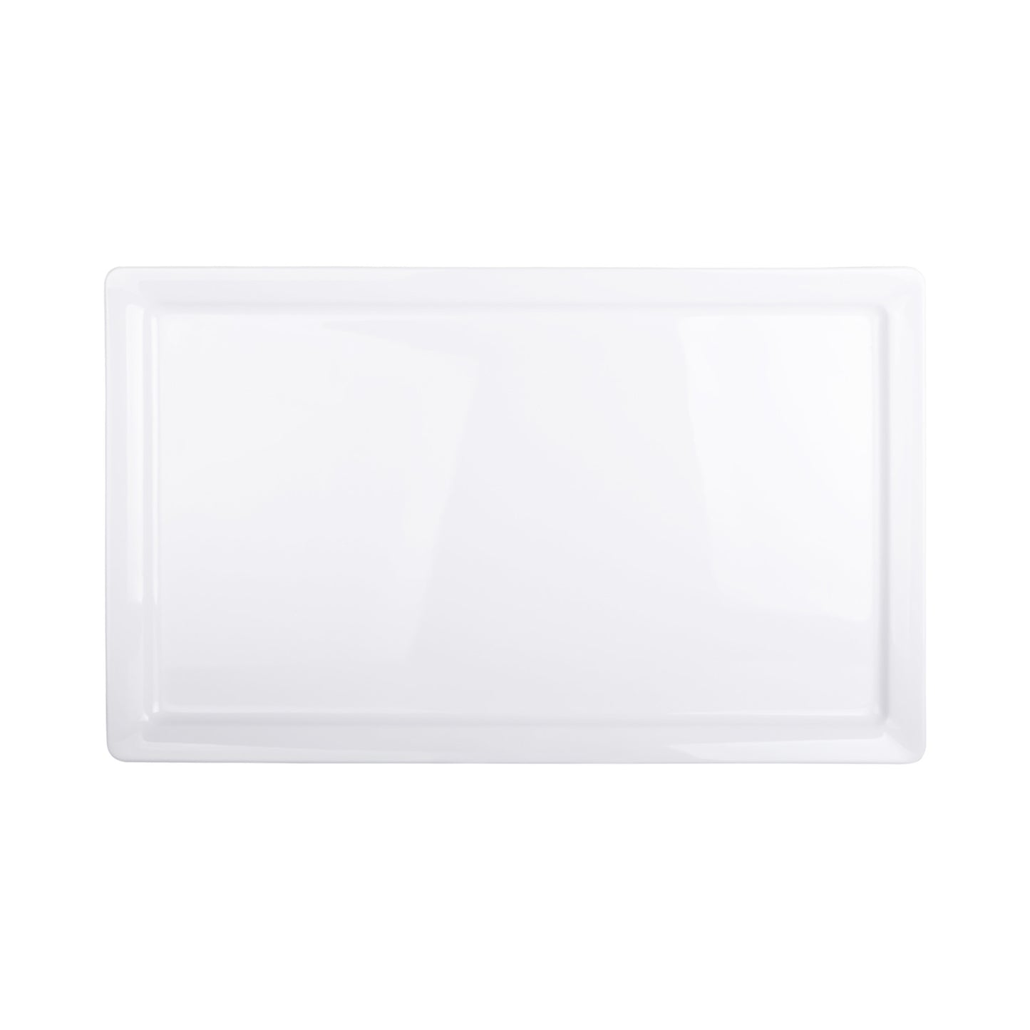 Melamine Rectangular Serving Platter - White