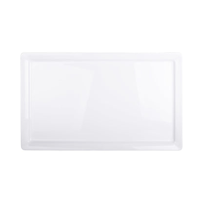 Melamine Rectangular Serving Platter - White