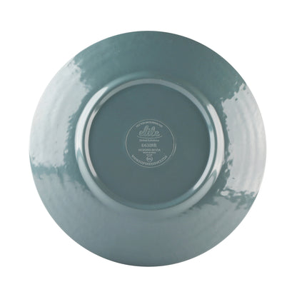 Melamine Round Pebble Plate - Abyss