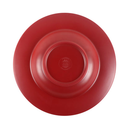 Melamine Round Past/Soup Bowl - Red Glaze