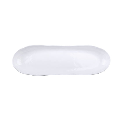 Melamine Uneven Edge Tray - White