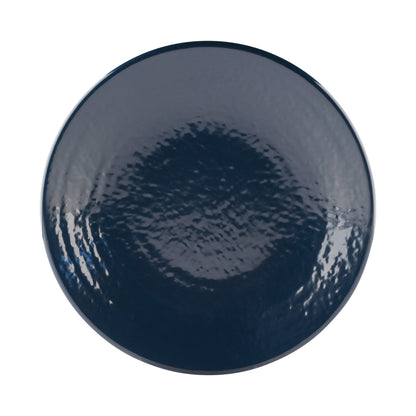 Melamine Round Pebble Plate - Lapis