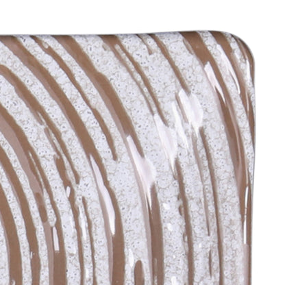 Melamine Rectangular Plate - Stardust White