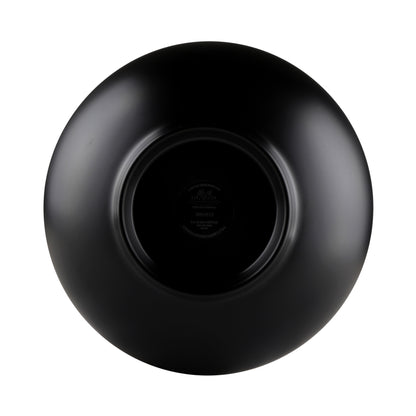 Melamine Round Two-Tone Bowl - Ebony Outside, Sand Inside