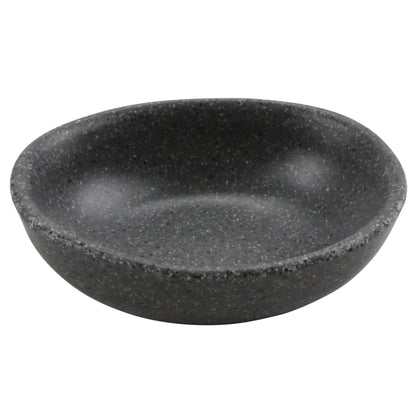 6.5oz infuse stone grey melamine ramekin, 4.88"L x 4"W x 1.5"H, GET, cheforward