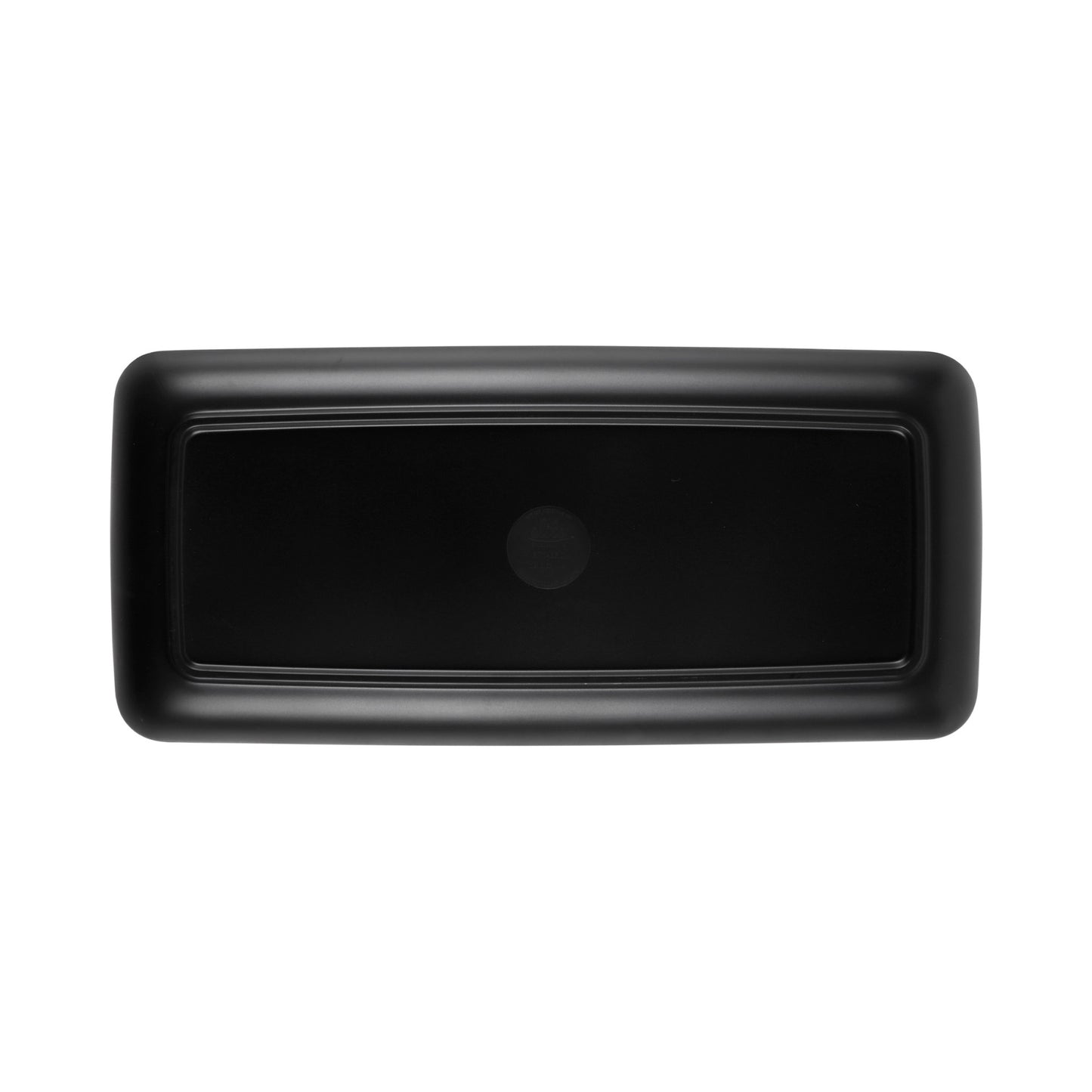 Melamine Rectangular Plate - Black