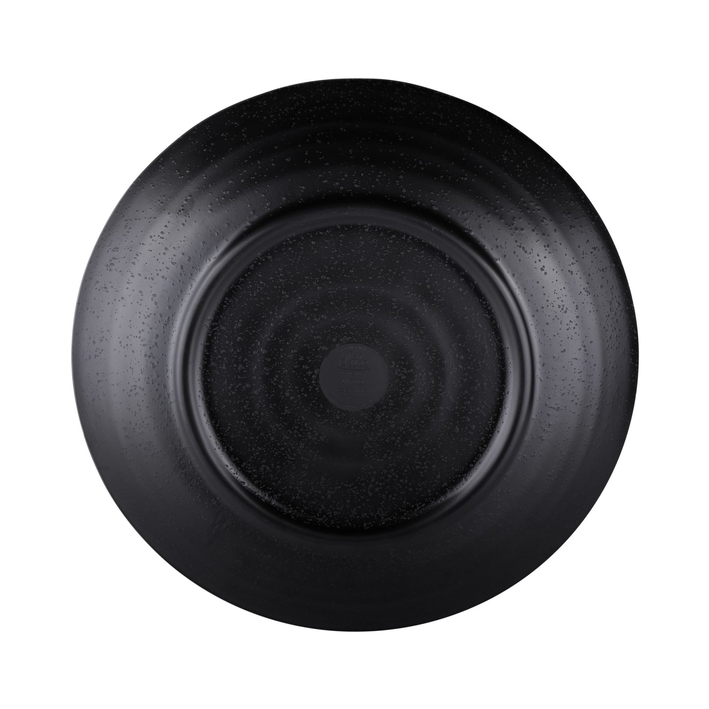 Melamine Round Plate - Black