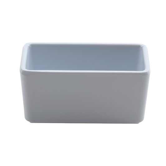 Bento Box Insert, White Melamine, 3.25"L x 1.5"W x 1.75"H, (Fits base and inserts of BN-ABCDEF-W), Milano, GET. (12 Pack)