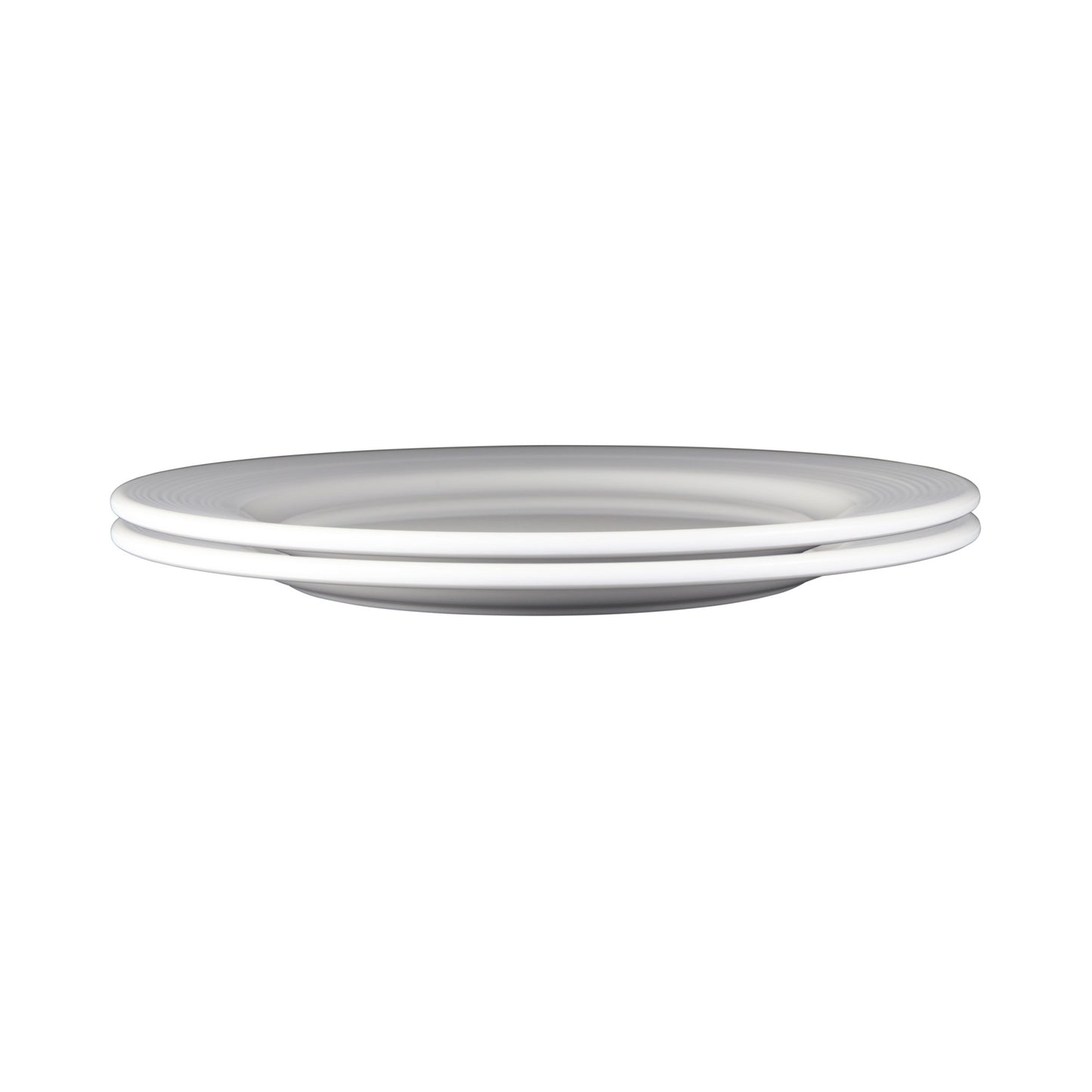 Melamine Round Plate - Cream Glaze