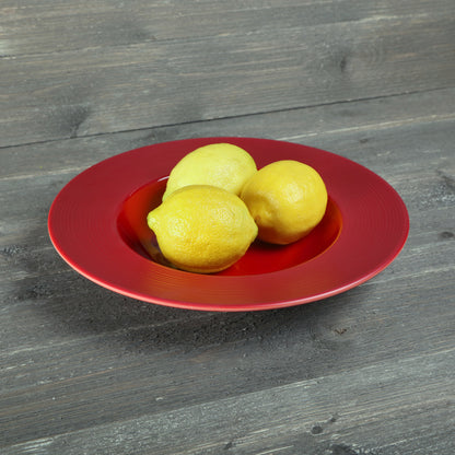 Melamine Round Past/Soup Bowl - Red Glaze