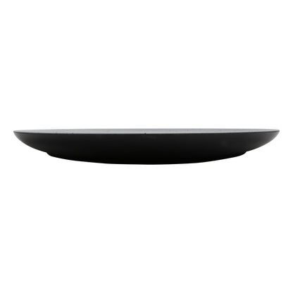 12" revive stone natural/black triangle melamine platter (extra large), 12"L x 12"W x .5"H, GET, cheforward