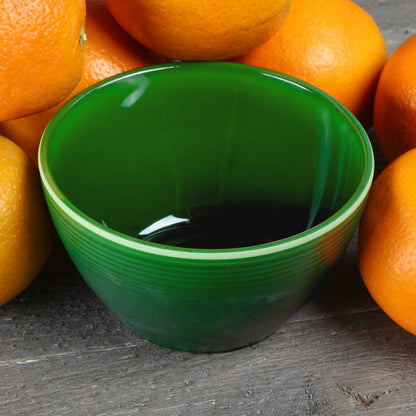 Melamine Round Bowl - Green Glaze