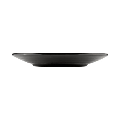 Melamine Round Pebble Plate - Black