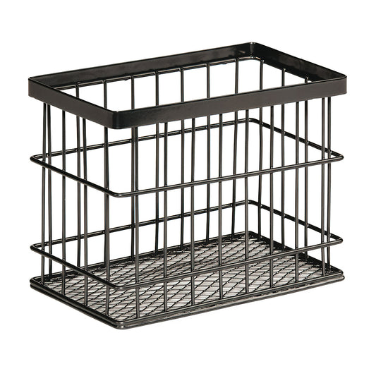 7" x 4.25" Rectangular Wire Basket, 5.5" tall (detachable hook available, see WB-HOOK, sold separately)