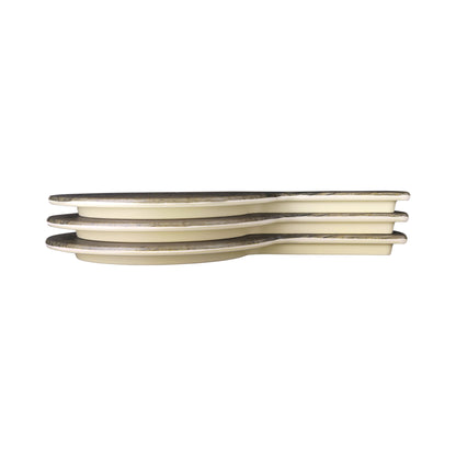 Melamine Round Serving Board - Driftwood