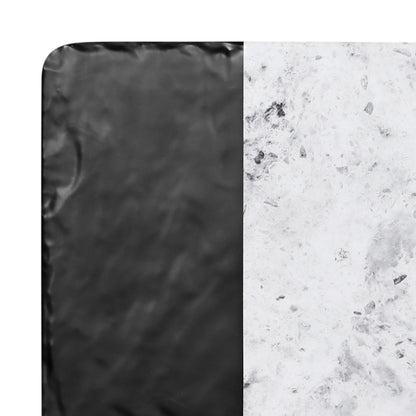Melamine Rectangular Serving Tray - Black, Horizon Marble