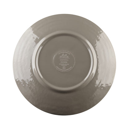 Melamine Round Pebble Plate - Mushroom