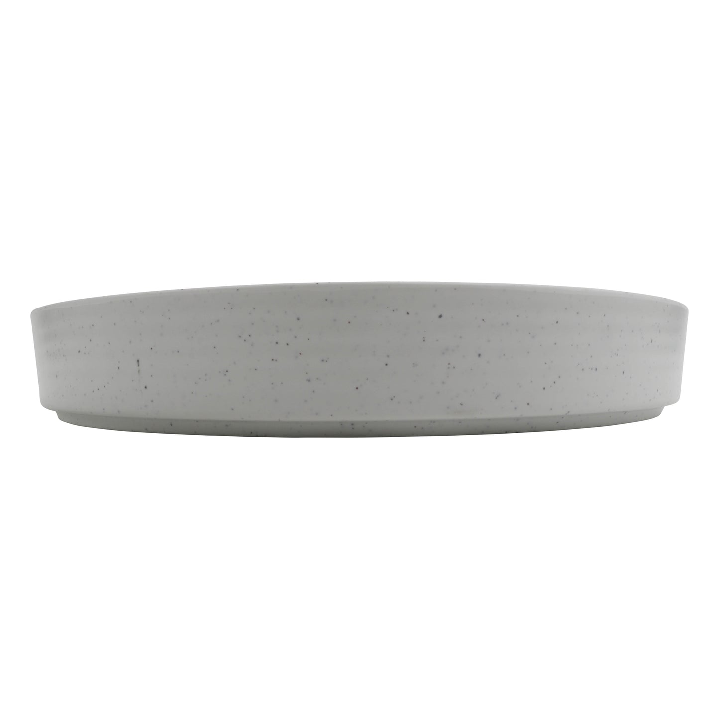 16" infuse stone natural black melamine platter with edge rim (extra large), 16"L x 16"W x 3"H, GET, cheforward