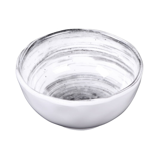Melamine Round Bowl - Black Design