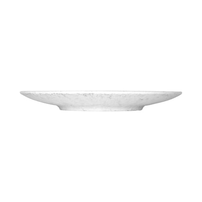 Melamine Round Plate - Gray Marble