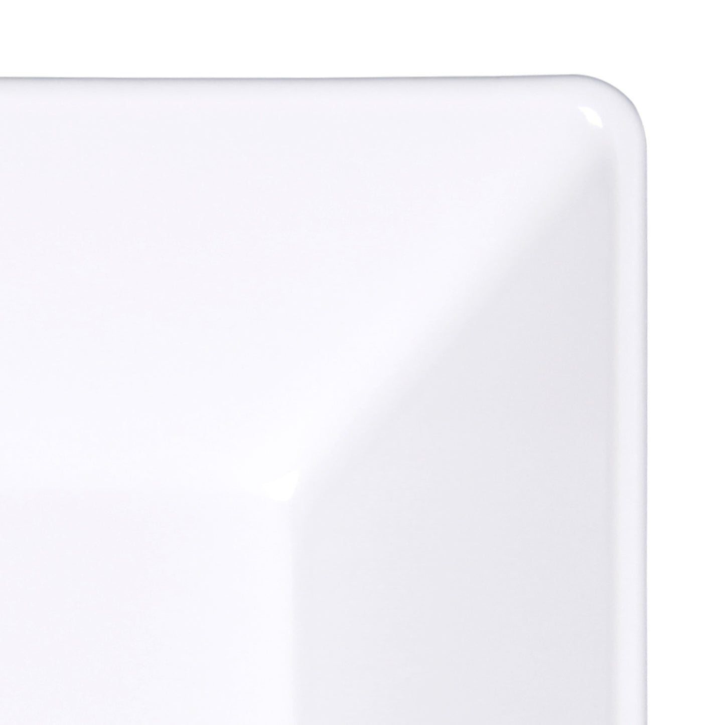 Melamine Square Bowl - White