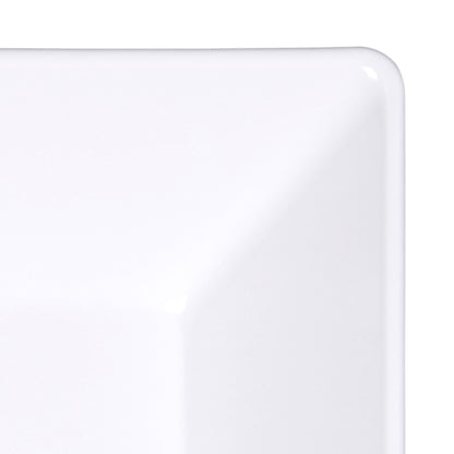 Melamine Square Bowl - White