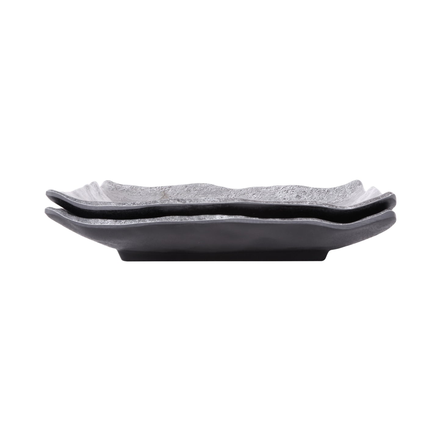 Melamine Square Plate - Coal