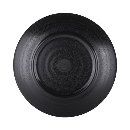 Melamine Round Plate - Black