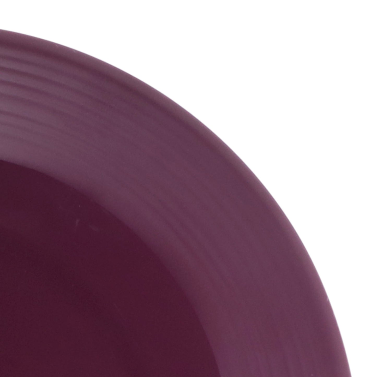 Melamine Round Plate - Purple Glaze
