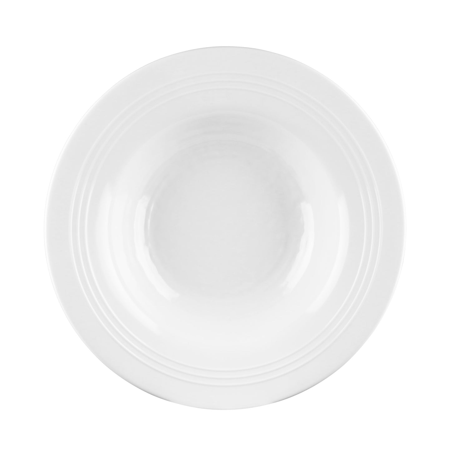 Melamine Round Bowl - White Gloss