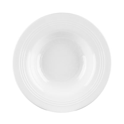 Melamine Round Bowl - White Gloss