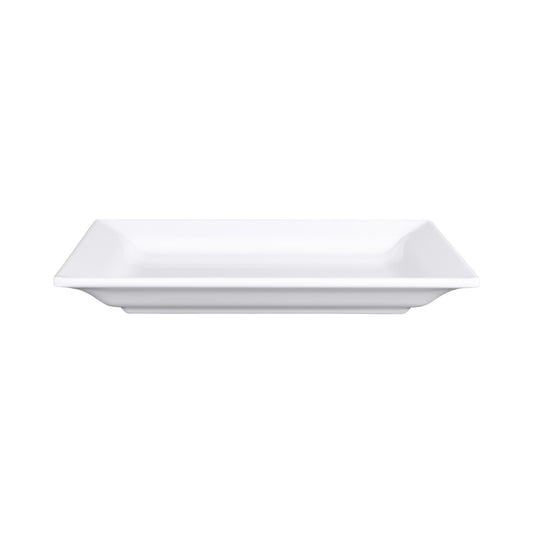 Melamine Rectangular Plate - White