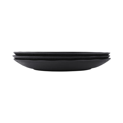 Melamine Round Plate - Black