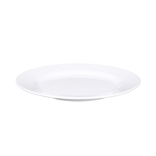 Melamine Round Plate - White