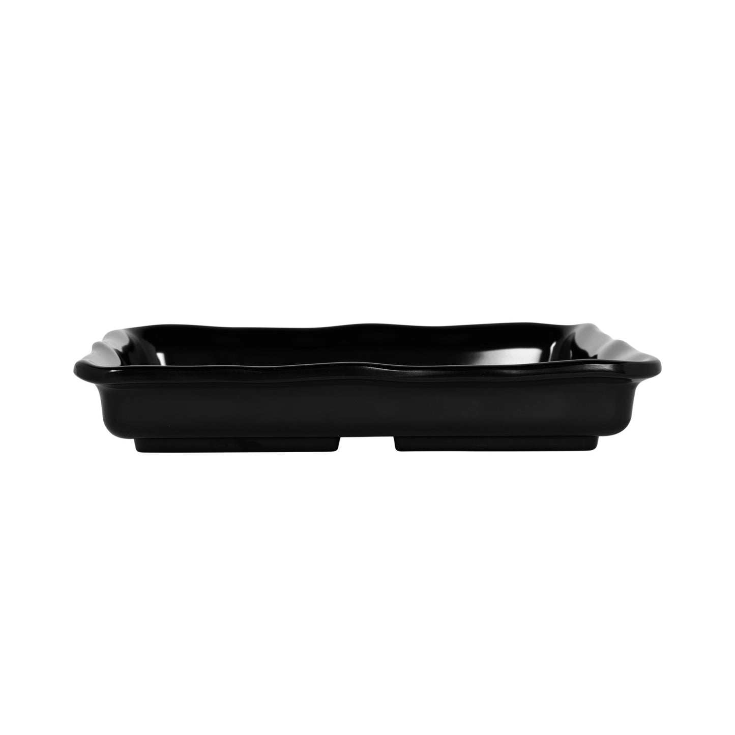 Melamine Square Organic Tray - Black